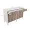 Manhattan Comfort DUMBO 10-Drawer Double Tall Dresser in White and Grey DR004-WG - alternate 2